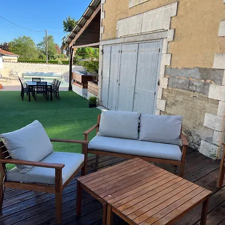 Piscine Chauffee, & Ambiance Paillote Proche Des Plages De Fouras בית נופש *